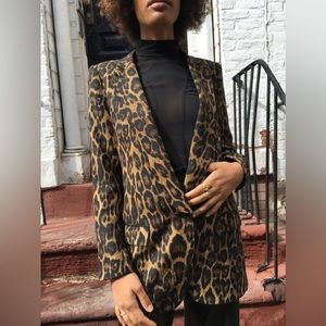 SMYTHE Leopard Blazer.